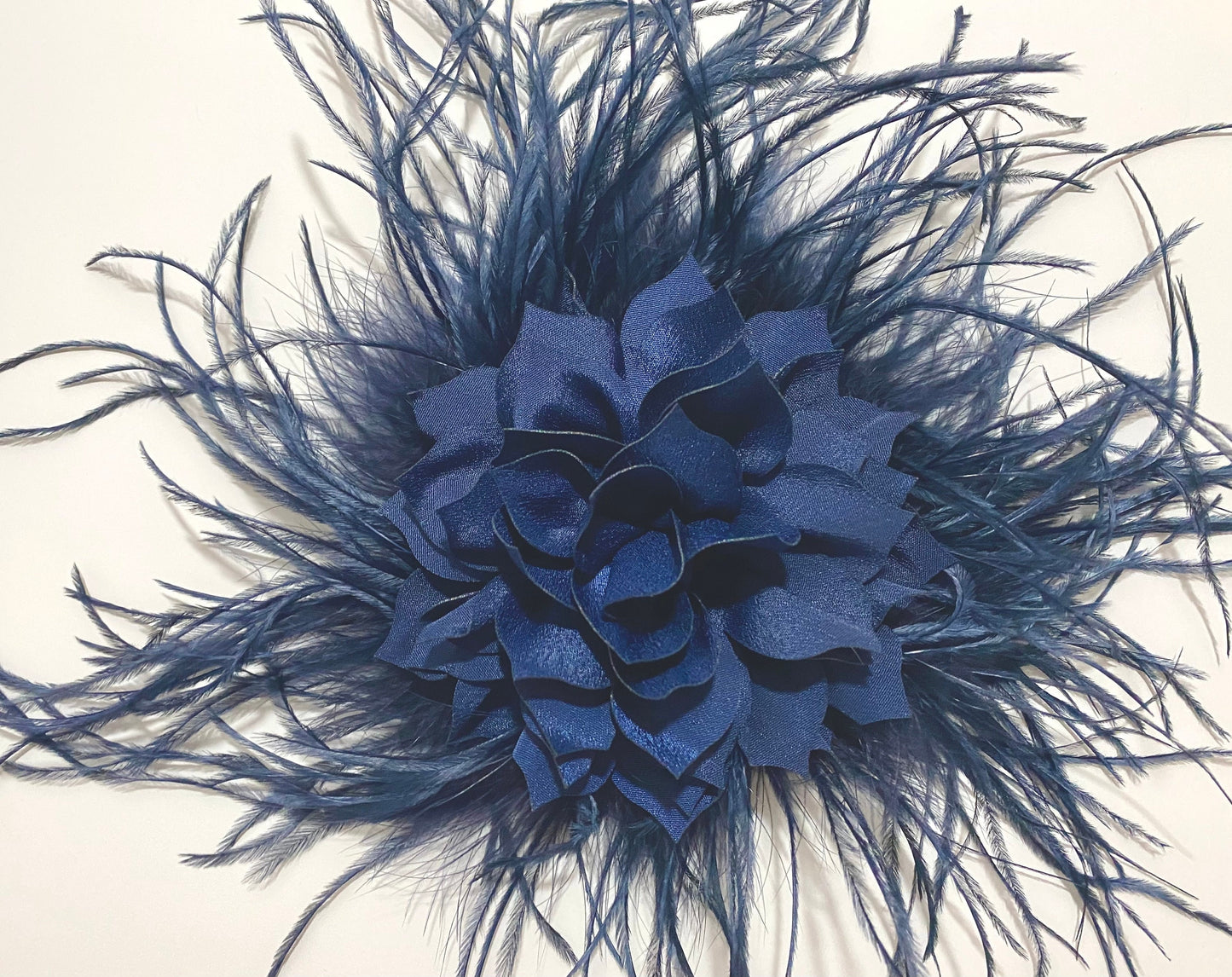 Burgundy Wine Fascinator Hat Clip, Red Wine Flower Feather Clip, Wedding headpiece, Navy, Black, Blush, Dusty Rose,Blush Fascinator Clip