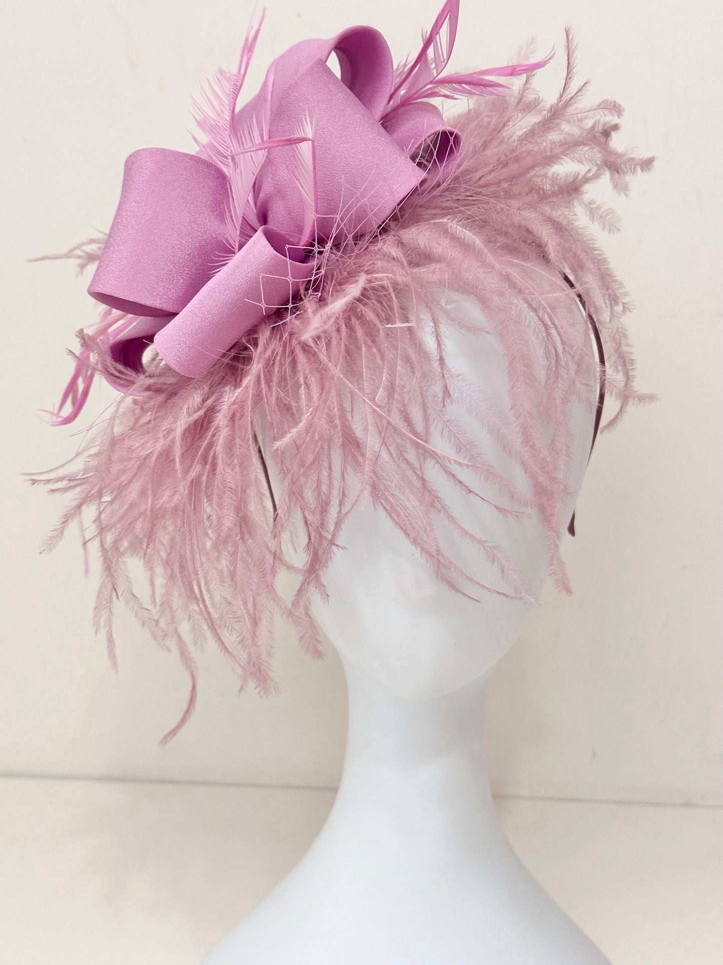 Pink Kentucky Derby Hat Fascinator Headband, Hot Pink, Red, Green Kentucky Derby Hat, Wedding Fascinator, Christmas Fascinator Hat