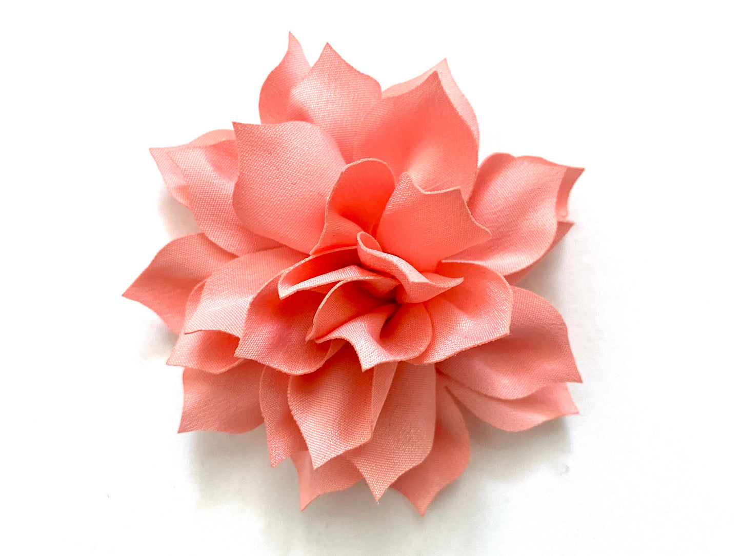 Coral, Pink, Peach Fuzz, Blush, Salmon Flower Hair Clips, Wedding Bridal Flower  Girl clips,Spring Flowers Hair Clip