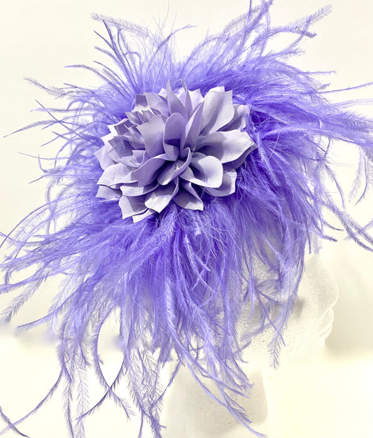 Lavender Kentucky Derby Hat Fascinator Headband, Pink Hot Pink, Champagne Fascinator, Light Blue Fascinator Headband, Custom Fascinator