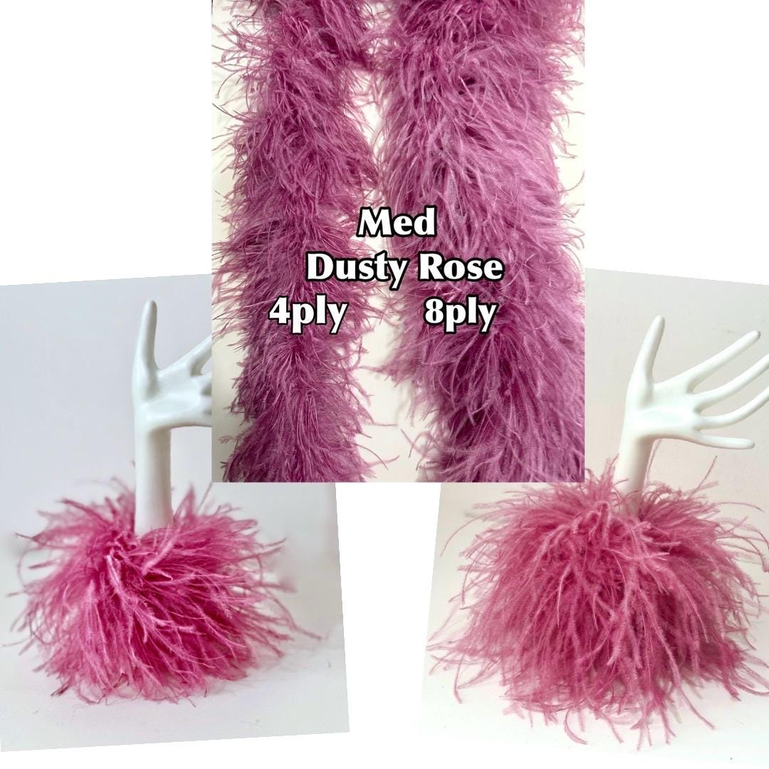 Ostrich Feather Wristlets Feather cuffs, Ostrich Feather Wrist Cuffs, 2 ply-15 ply Feather,All colors, Dusty Rose,Red,Black,Green Pink Beige